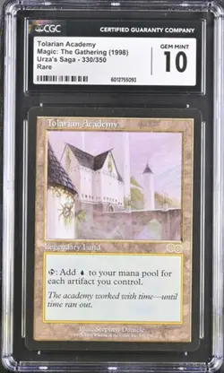Tolarian Academy Urza's Saga Mtg. CGC 10 Gem Mint! - Image 3