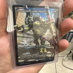MTG- Donatello, Gadget Master x1 - TMNT - Showcase FOIL - Image 2