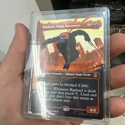 Raphael, Ninja Destroyer [Borderless] #218 Magic Teenage Mutant Ninja Turtles - Image 2