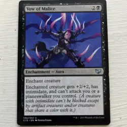 MTG Vow of Malice - Commander 2015 #140 MP - Image 1