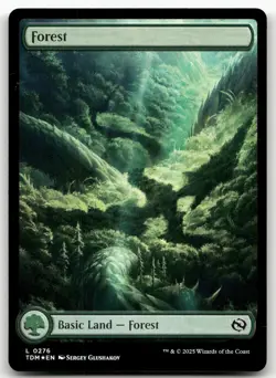 Forest (0276) #276 (Foil) (NM) Tarkir Dragonstorm TDM Magic MTG - Image 1