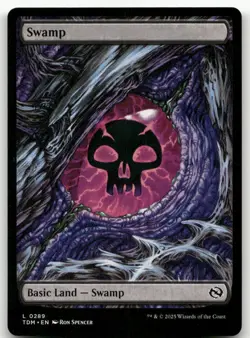 Swamp (0289) #289 (NM) Tarkir Dragonstorm TDM Magic MTG - Image 1