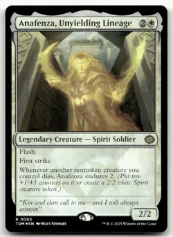 Anafenza, Unyielding Lineage #2 (Foil) (NM) Tarkir Dragonstorm TDM Magic MTG - Image 1