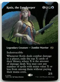 Kotis, the Fangkeeper (Borderless) #362 (NM) Tarkir Dragonstorm TDM Magic MTG - Image 1