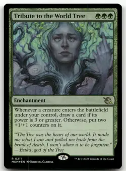 Tribute to the World Tree #211 (Foil) (NM) March of the Machine MOM Magic MTG - Image 1