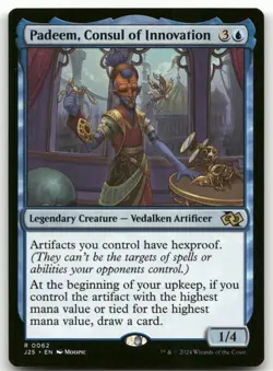 Padeem, Consul of Innovation (Anime) #62 NM Foundations Jumpstart J25 Magic MTG - Image 1