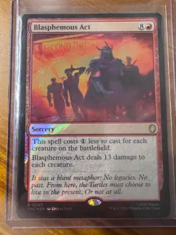 Blasphemous Act (Surge Foil) Commander: Teenage Mutant Ninja Turtles Foil - Image 1