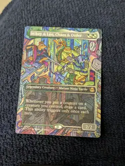 Mikey & Leo, Chaos & Order (Borderless) Teenage Mutant Ninja Turtles Regular - Image 1