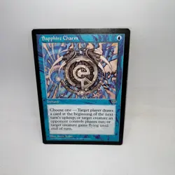 Sapphire Charm Common Mirage Magic: The Gathering Lightly Played - Image 1
