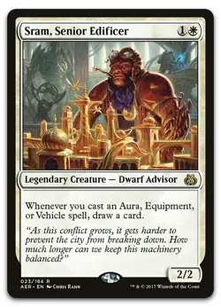 Sram, Senior Edificer #23 (NM) Aether Revolt AER Magic MTG - Image 1