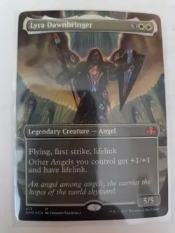 MTG, Lyra Dawnbringer (Borderless)-Dominaria Remastered Foil NM - Image 1