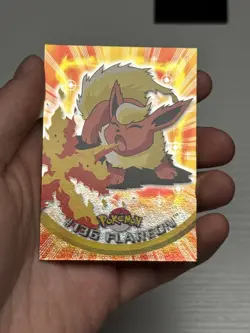 2000 Topps Flareon Pokemon TV Animation Edition Holo Foil #136 - Image 2