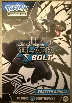 Pokemon TCG: Scarlet & Violet Black Bolt Factory Sealed Booster Bundle Box - Image 1