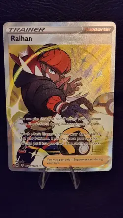 Raihan - TG27/TG30 - Pokemon Silver Tempest Trainer Gallery Holo Card NM - Image 1