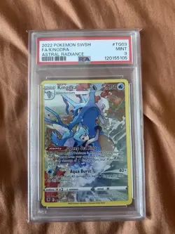 2022 TCG Pokemon SWSH Astral Radiance Kingdra Card FA #TG03 PSA 9 Mint - Image 1