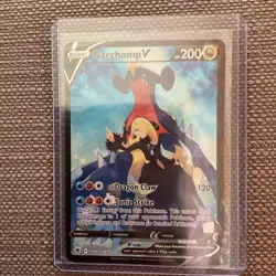 Pokemon TCG Garchomp V TG23/TG30 Swsh10: Astral Radiance Trainer Gallery Holo - Image 1