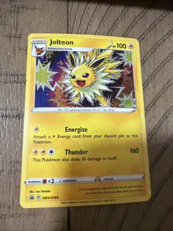Pokemon Jolteon SWSH094 Battle Styles Black Star Promo Holo NM/M ⚡ - Image 1
