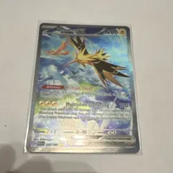 Pokemon Zapdos GX 221/165 Ancient Bird Basic Holo 200HP Trading Card - Image 1