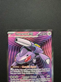 Pokemon TCG Genesect ex 161/086 Sv: Black Bolt Ultra Rare Near Mint - Image 3