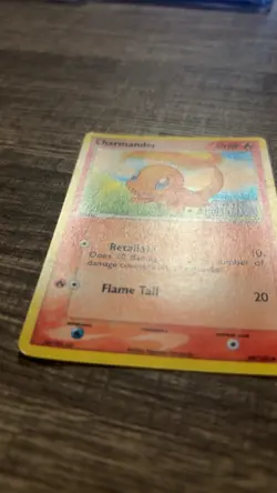 Pokemon Charmander EX Crystal Guardians Stanped Reverse Holo Card 48/100 English - Image 3