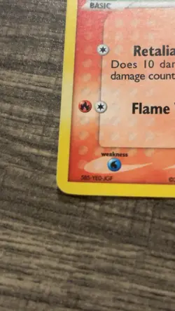 Pokemon Charmander EX Crystal Guardians Stanped Reverse Holo Card 48/100 English - Image 5