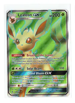 Leafeon GX Full Art 157/156 | SM Ultra Prism Pokemon Card LP - Image 1