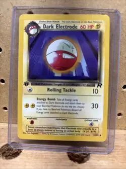 2000 Pokemon Team Rocket 1st. Edition 34/82 Dark Electrode - Image 1