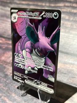 Team Rocket's Nidoking EX 216/182 Pokemon Destined Rivals Scarlet & Violet NM - Image 3