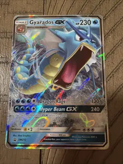 Pokemon TCG Gyarados GX SM Black Star Promo SM212 Holo Promo - Image 1