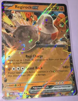 Pokemon Regirock ex 101/182 Destined Rivals English NM - Image 1