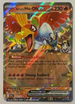 Pokemon Ethan's Ho-Oh ex Sv10 Destined Rivals Holo 039/182 230HP - Image 1