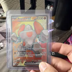 Pokemon Regirock EX Full Art Ultra Rare Holo 230 HP Sv10 Destined Rivals 214/182 - Image 1