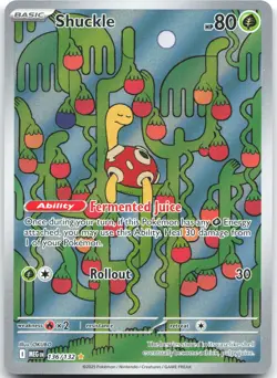 Shuckle 136/132 Illustration Rare Mega Evolution Pokemon Near Mint - Image 1