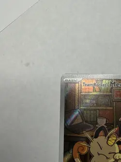 Pokemon Team Rocket's Meowth 203/182 Sv10 Destined Rivals Full Art Holo - Image 5