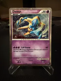 2011 Pokemon Call of Legends SL1 Shiny Deoxys Holo - Image 1