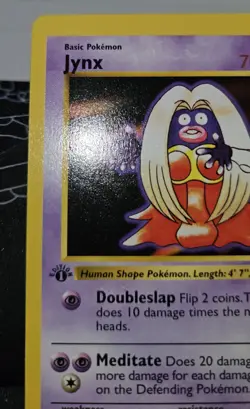 2 Vintage Pokemon 1st Edition Base Set (Shadowless) Jynx & Tangela - Image 3