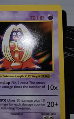 2 Vintage Pokemon 1st Edition Base Set (Shadowless) Jynx & Tangela - Image 4