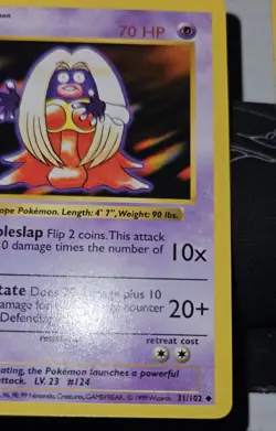 2 Vintage Pokemon 1st Edition Base Set (Shadowless) Jynx & Tangela - Image 5