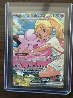 Pokemon Lillie's Clefairy EX Ascended Heroes 280/217 Secret Illustration Rare - Image 1