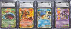 SEQUENTIAL BIG 3 VENUSAUR CHARZARD BLASTOISE EX + MEWTWO EX EVOLUTIONS POKEMON - Image 1