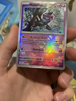 Munkidori 044/131 Master Ball Pokemon Prismatic Evolutions Rare NM - Image 3