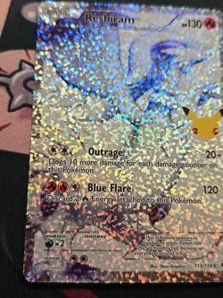 Reshiram 113/114 Pokemon TCG Celebrations: Classic Collection MP - Image 2