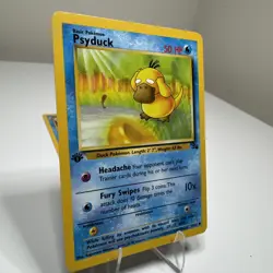 Pokemon Psyduck 53/62 & Golduck 35/62 1st Edition Fossil Set - Image 3