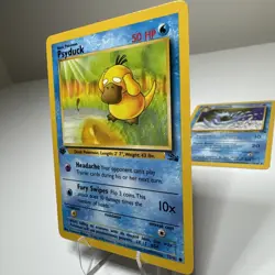 Pokemon Psyduck 53/62 & Golduck 35/62 1st Edition Fossil Set - Image 4