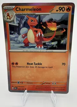 Charmander & Charmeleon 26/197 & 27/197 Scarlet & Violet Pokemon NM - Image 4