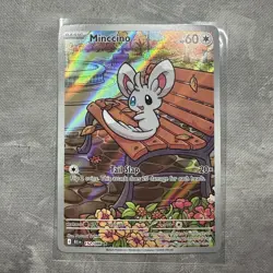 Pokemon TCG Minccino 152/086 Illustration Rare Black Bolt - Image 1