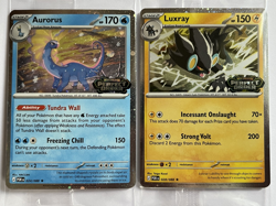 Aurorus + Luxray Cosmo SEALED Pokemon Perfect Order Stamped Promo + Chikorita! - Image 4