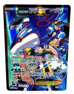 Team Aqua's Kyogre EX 6/34 - Double Crisis - Full Art - Pokemon - VLP - Image 1