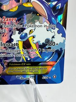 Team Aqua's Kyogre EX 6/34 - Double Crisis - Full Art - Pokemon - VLP - Image 4