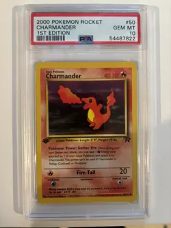 2000 Pokemon Rocket Charmander 1st Edition - Image 2